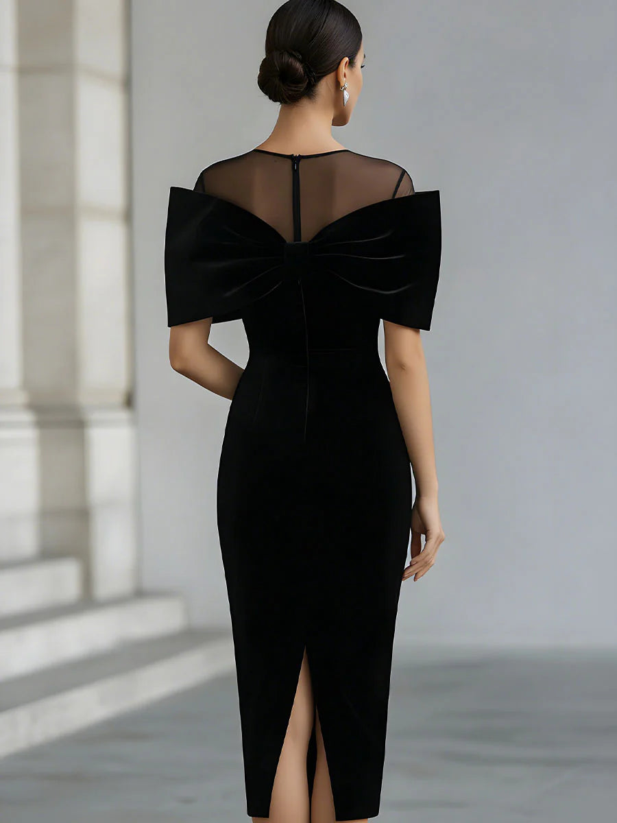 Regina Bow Midi Dress