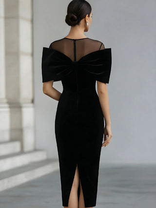 Regina Bow Midi Dress