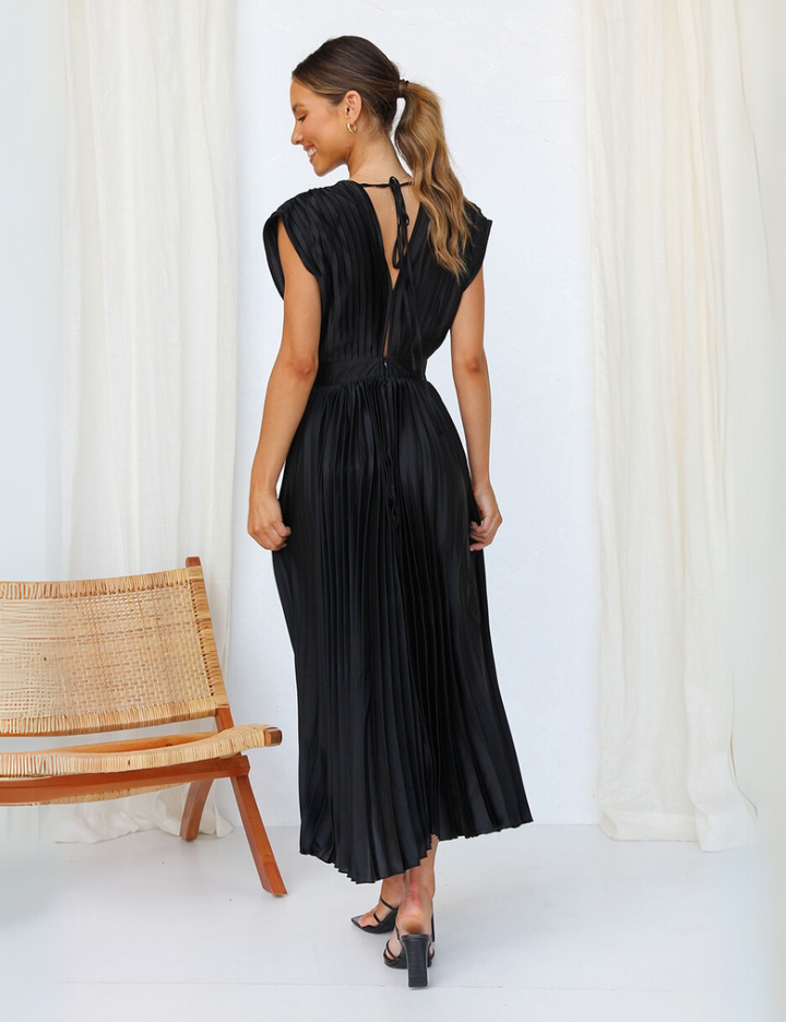 Marisol Elegant Pleated Dress