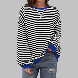 Malin Striped Relaxed Sweater