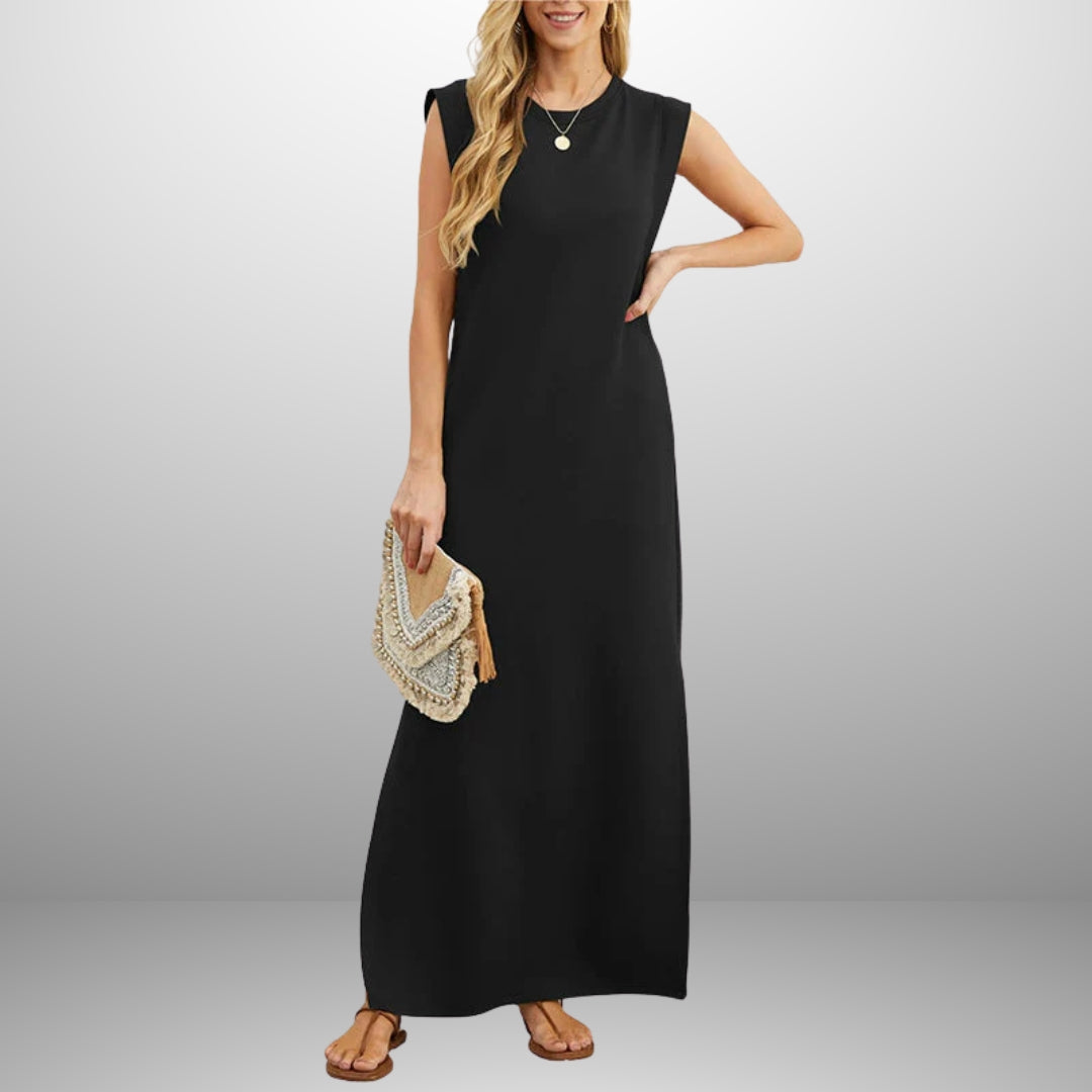 Emma Flowing Wrinkle-Free Maxi Dress