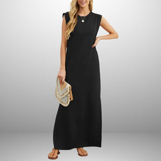 Emma Flowing Wrinkle-Free Maxi Dress