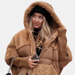 Juno Oversized Patchwork Puffer Jacket