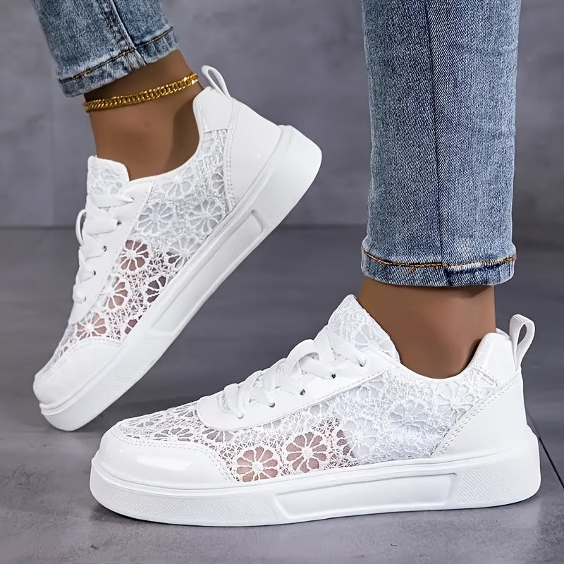 Verity Elegant Lace Sneakers