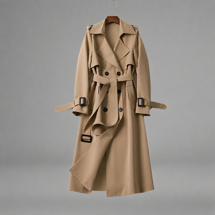 Sophia Double-Breasted Trench Coat