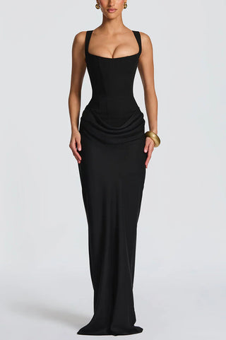 Leonor Square Neck Maxi Dress