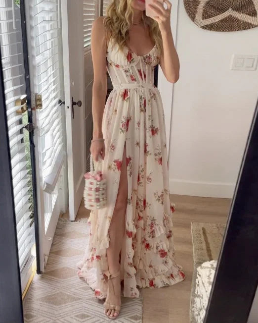 Charlice Sleeveless Floral Maxi Dress
