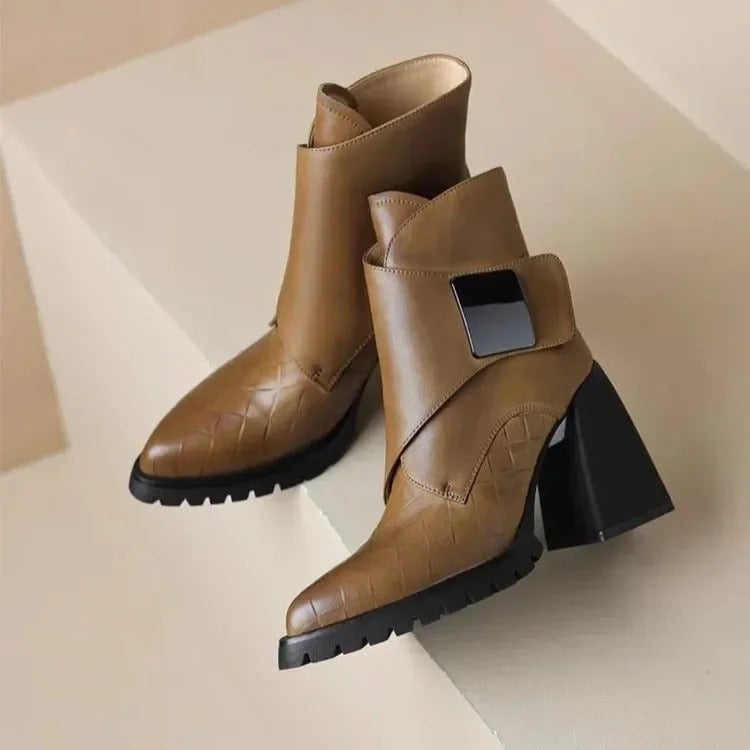 Aziel Buckle Strap Boots