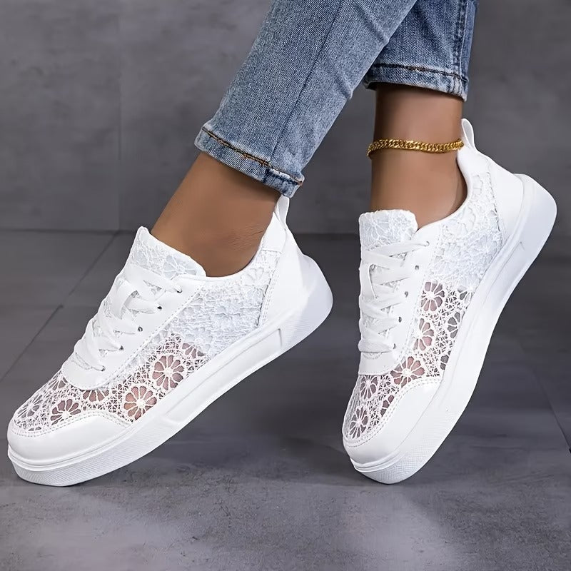 Verity Elegant Lace Sneakers