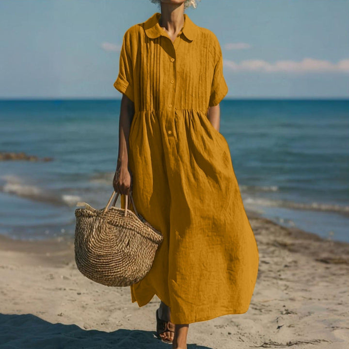 Robe midi boutonnée Arianne