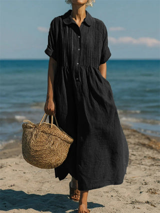 Robe midi boutonnée Arianne