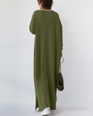 Laluna V-Neck Long Sleeve Dress
