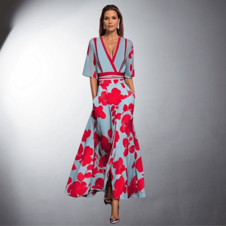 Elise Elegant Floral Dress