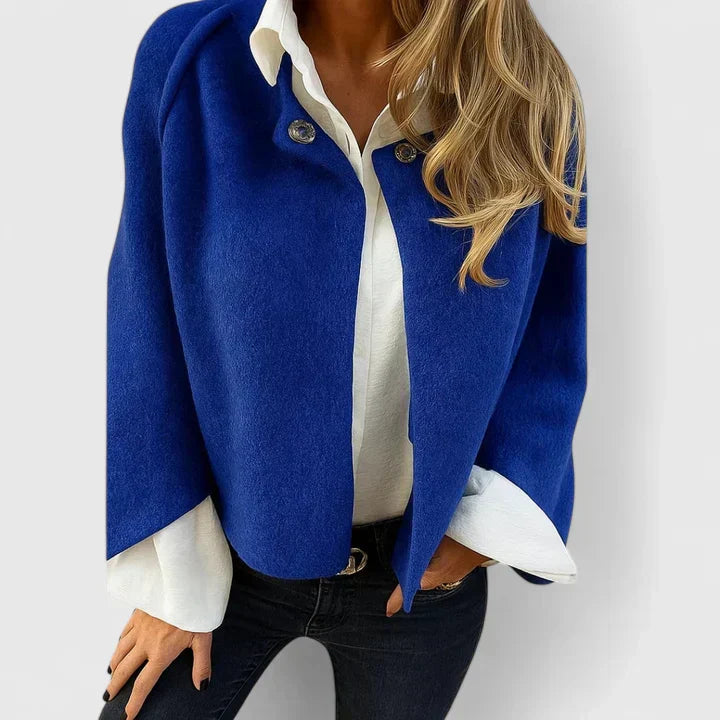 Koa Cropped Snap Button Jacket