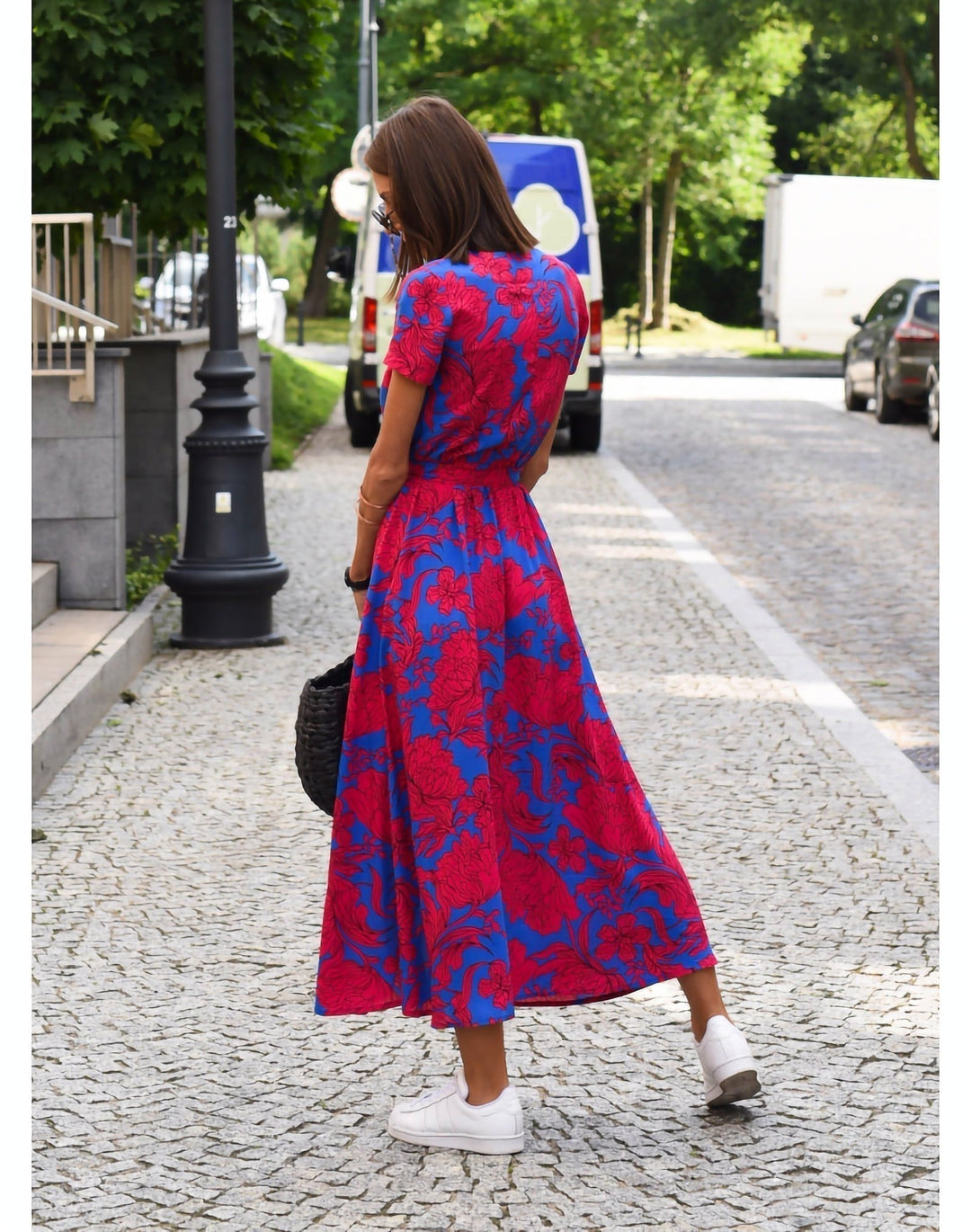Anna Floral Print Spring Dress