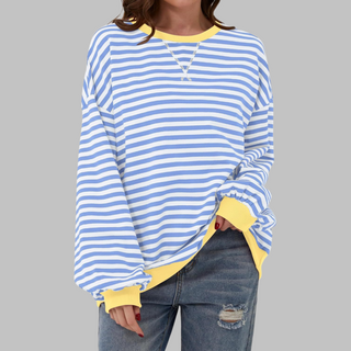 Malin Striped Relaxed Sweater