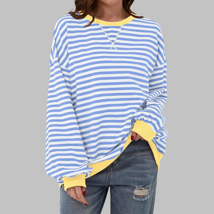 Malin Striped Relaxed Sweater