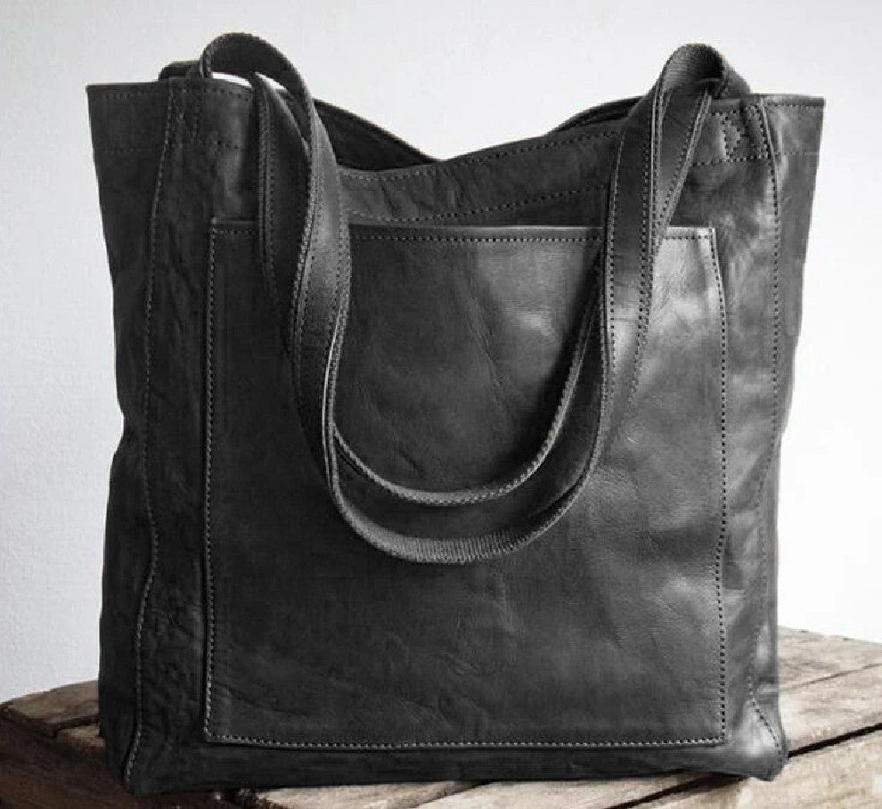 Sylvie Classic Vegan Leather Tote