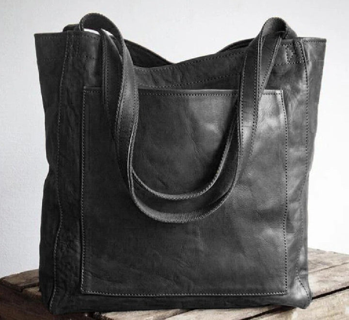 Sylvie Classic Vegan Leather Tote