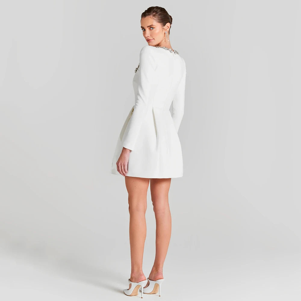 Barbara Embellished Mini Dress