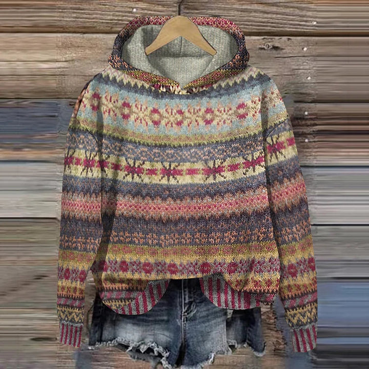 Liane Retro Hooded Sweatshirt
