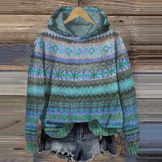 Liane Retro Hooded Sweatshirt
