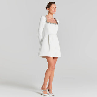 Barbara Embellished Mini Dress