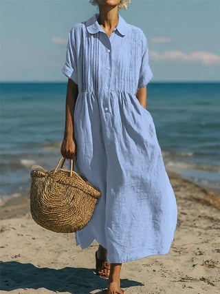 Robe midi boutonnée Arianne