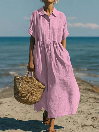 Robe midi boutonnée Arianne