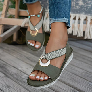 Zéphiriane Adjustable Strap Sandals
