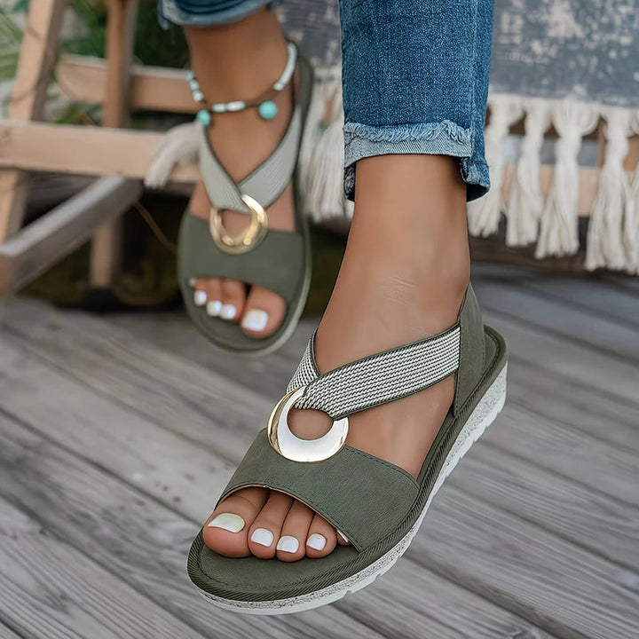 Zéphiriane Adjustable Strap Sandals