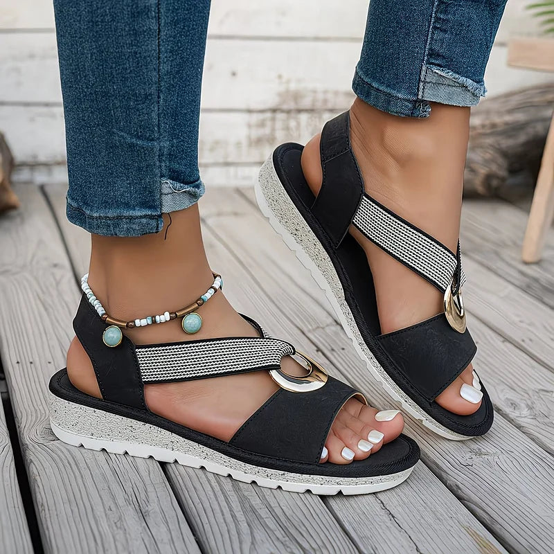 Zéphiriane Adjustable Strap Sandals