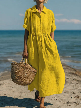Robe midi boutonnée Arianne