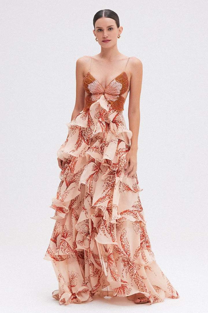 Nahia Ruffled Dress
