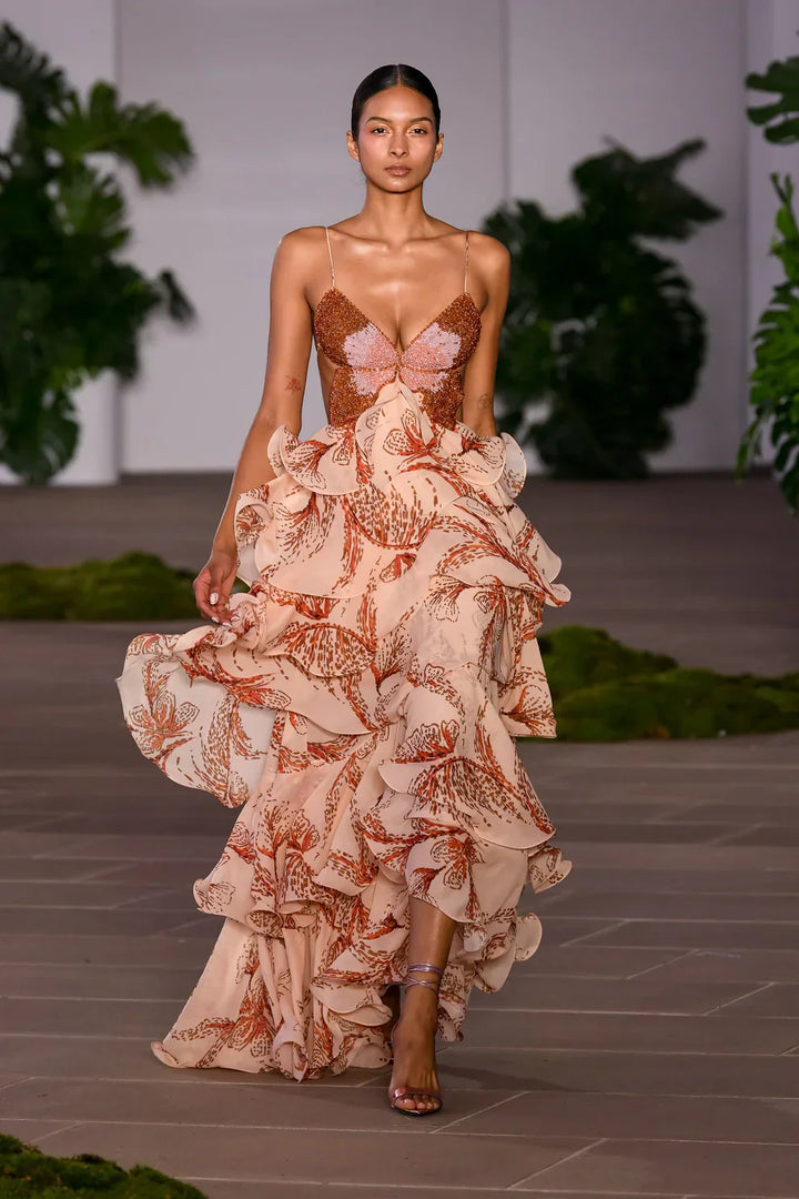 Nahia Ruffled Dress