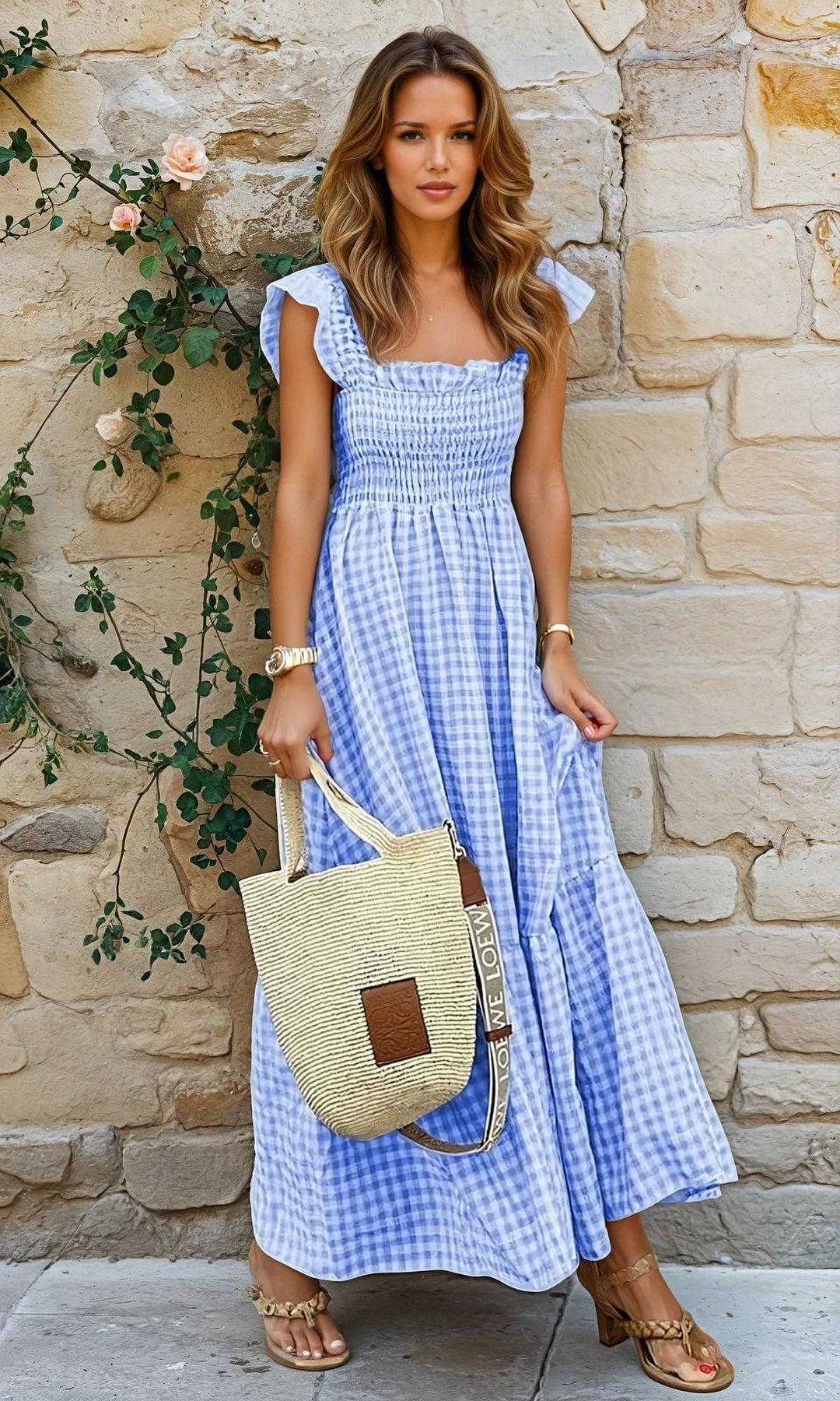 Ana Plaid Dress