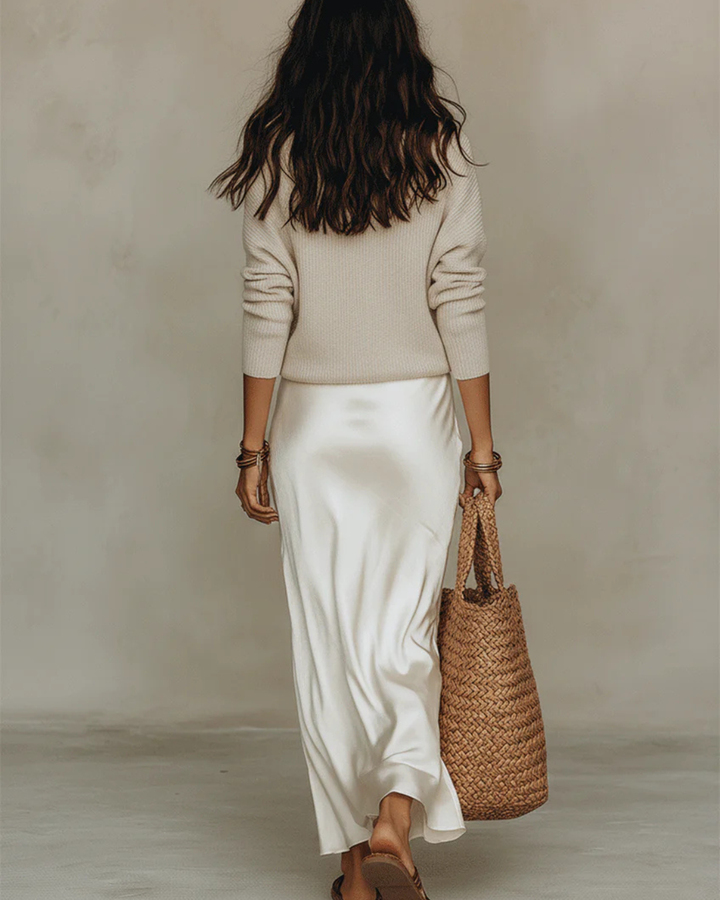 Elena Midi Dress with Sweater
