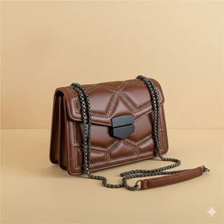 Noor Studded Chain Crossbody Bag
