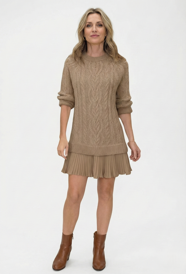 Daina Braided Detail Dress