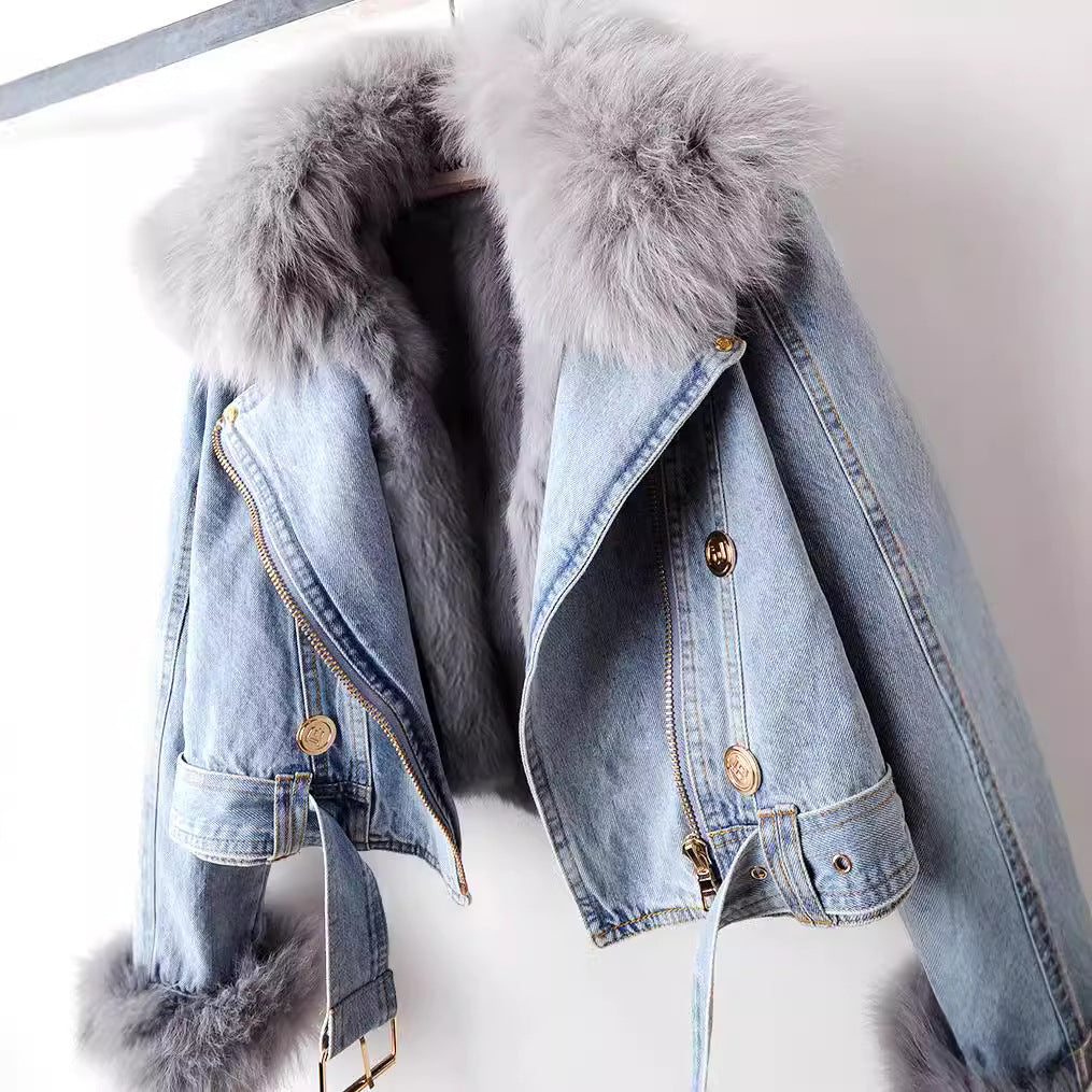 Margaux Cropped Belted Coat