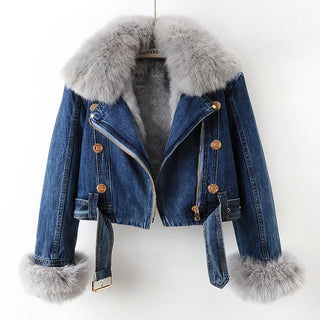 Margaux Cropped Belted Coat