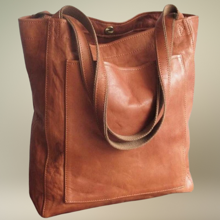 Sylvie Classic Vegan Leather Tote