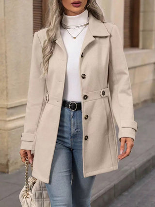 Elena Classic Belted Coat