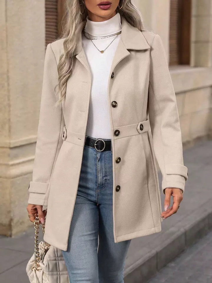 Elena Classic Belted Coat