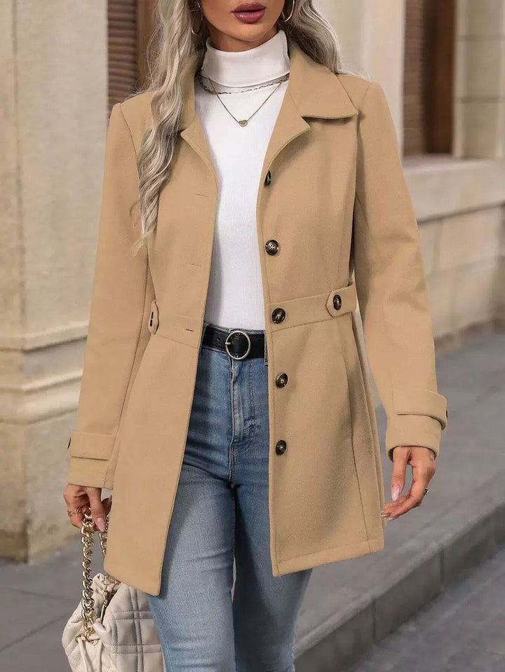 Elena Classic Belted Coat