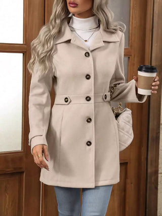 Elena Classic Belted Coat