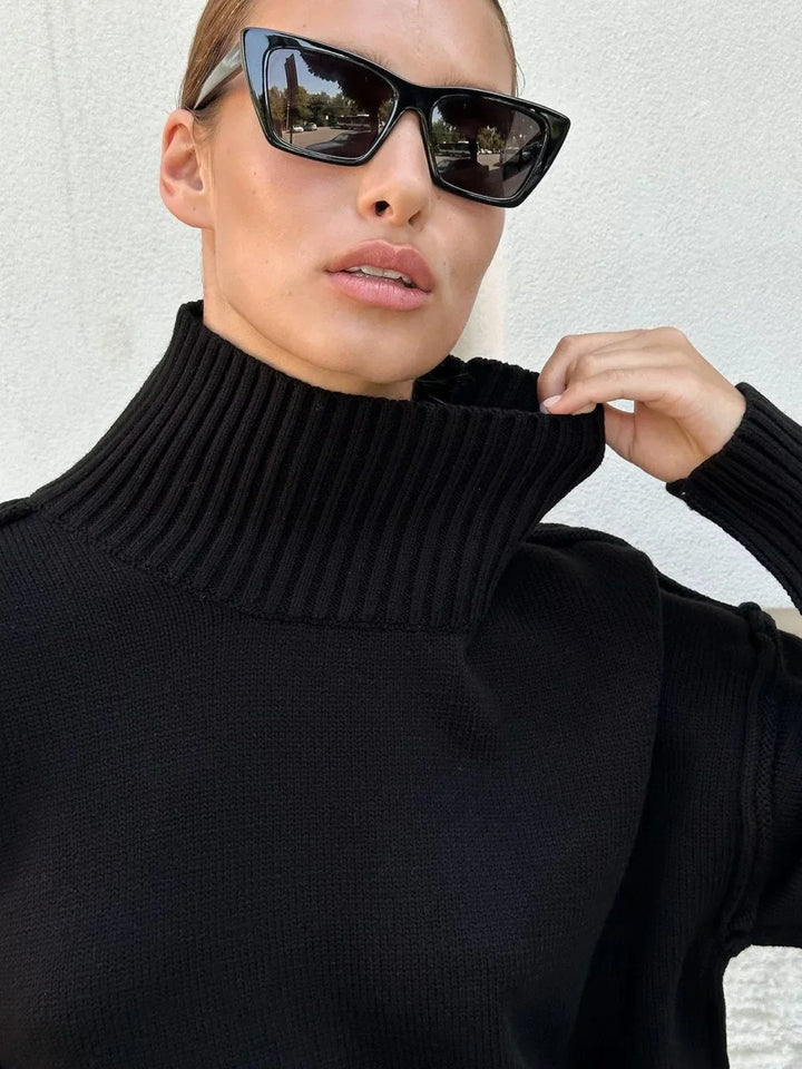 Chloe Soft Mock Neck Sweater