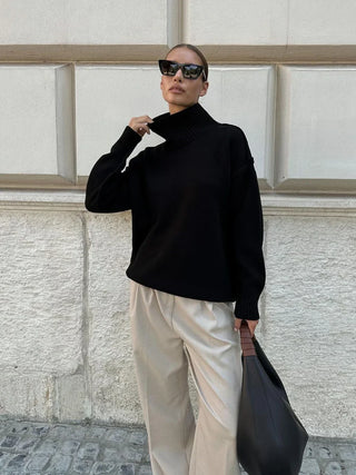 Chloe Soft Mock Neck Sweater