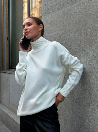 Chloe Soft Mock Neck Sweater
