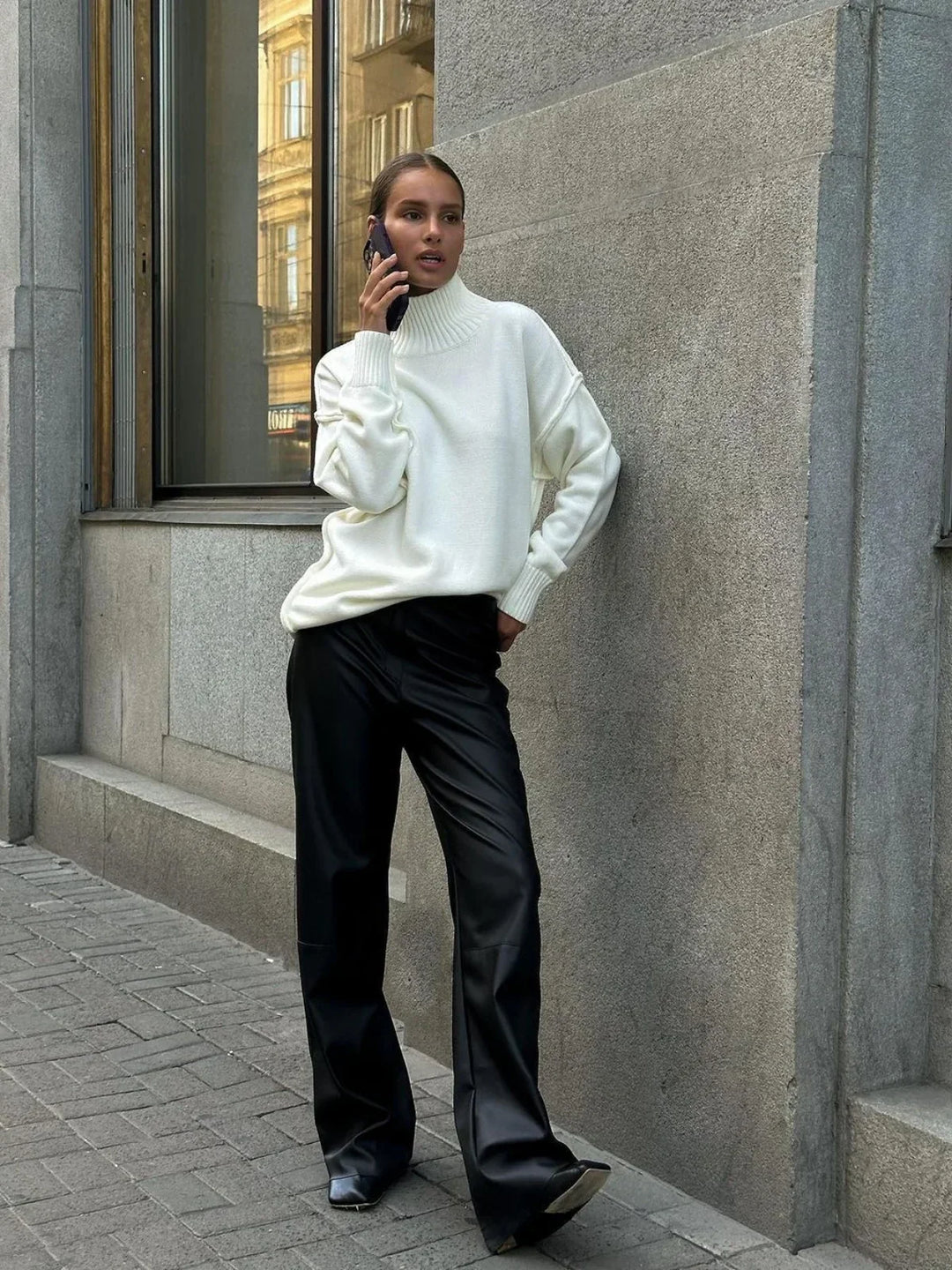 Chloe Soft Mock Neck Sweater